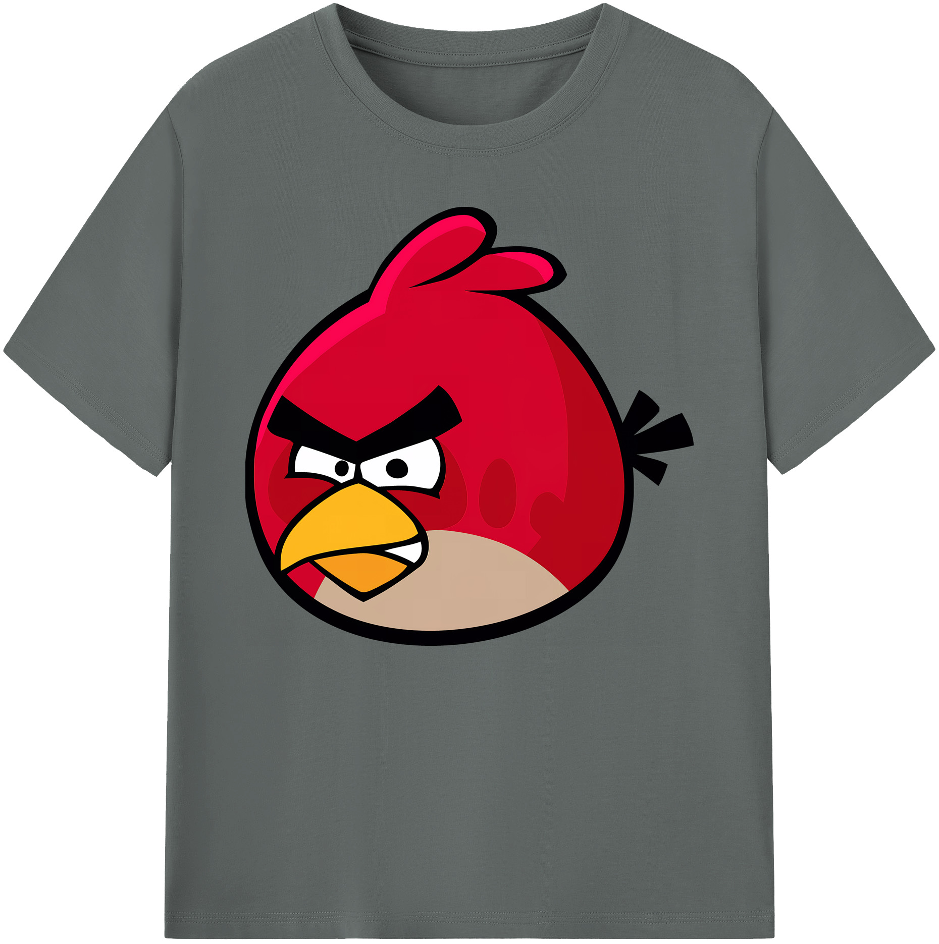 （画像用） Angry Birds アングリーバード 綿100％ メンズ半袖Tシャツ｜肌触りやわらか＆通気性